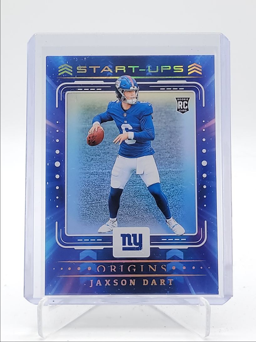 JAXSON DART 2025 ORIGINS START-UPS ROOKIE FOOTBALL GIANTS RC Q5542