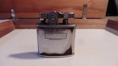 Vtg Ronson Standard Refillable Chromium Butler Petrol Lighter 2''