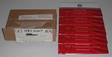 5 Mint Sets-1987 original US government issue..includes scarce 1987 P + D halves