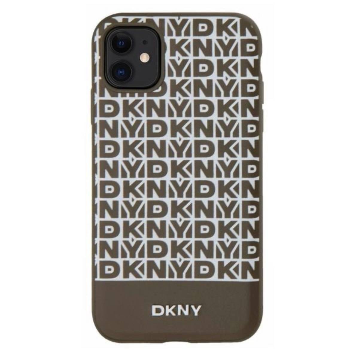 Coque iPhone 11 DKNY Marron : Protégez votre Smartphone avec Style et Finesse
