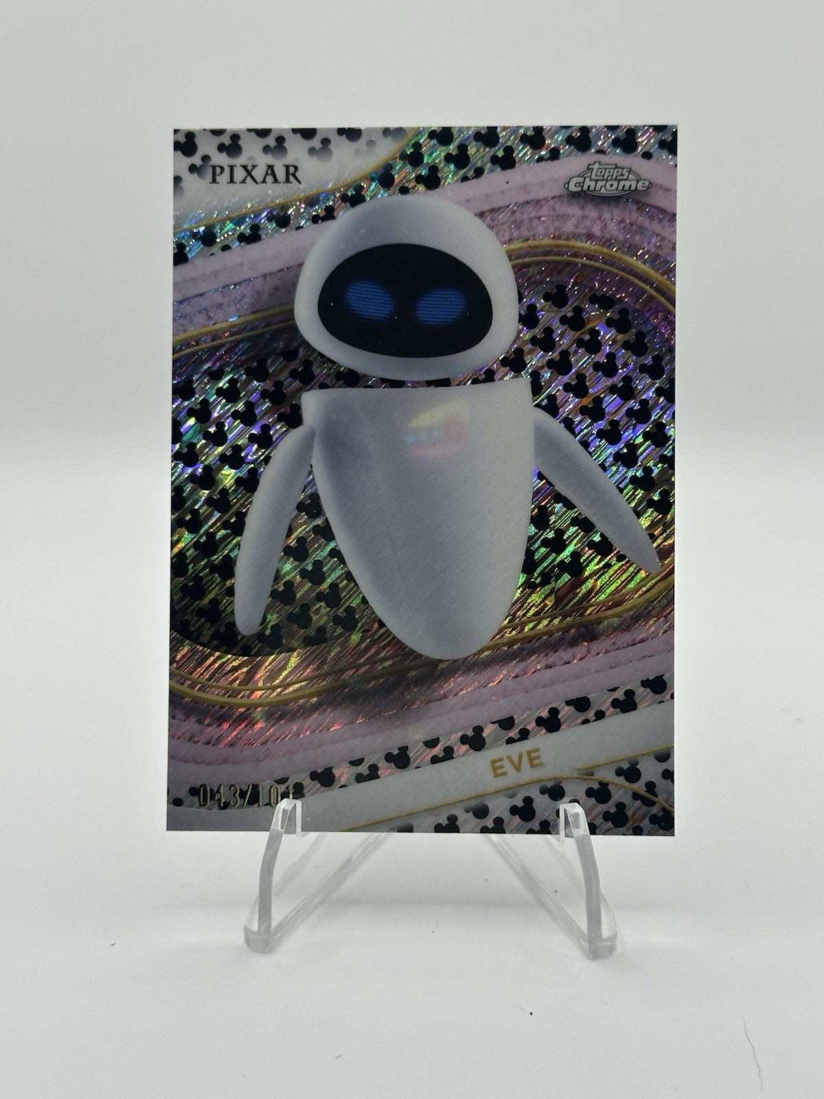 Wall-E 2025 Topps Chrome Disney #68 Superfractor /1 Price Guide