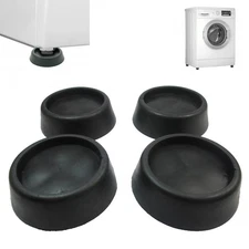4X Rubber Anti Vibration Pads Washer Dryer Machines Reduce Noise Walking Silent