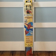 X-Kites - SuperWings - 71" Deluxe Nylon Kite w/Handle RARE NEW PARROT VERSION