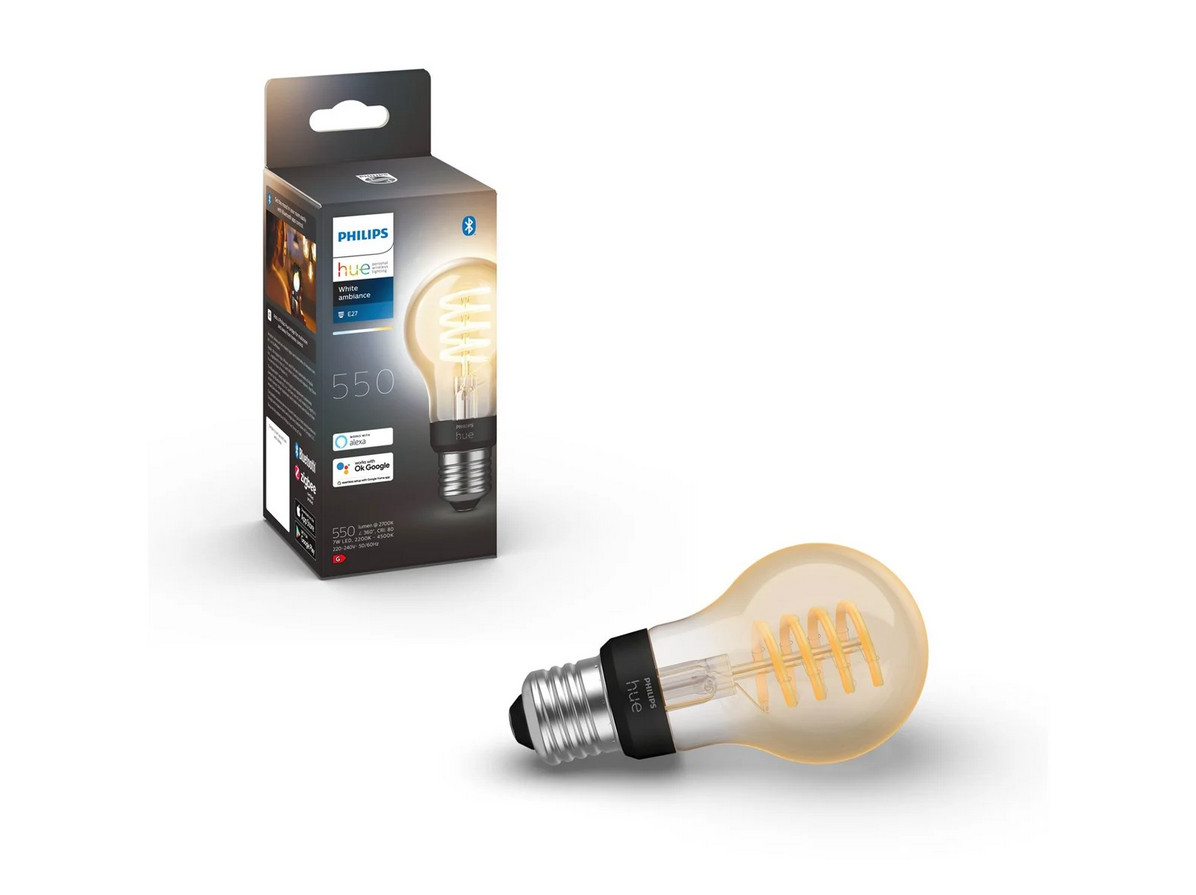 Philips Hue White Ambiance E27 Filament 300 lm - Weiß - Bild 3