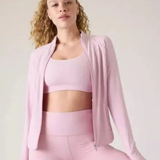 ATHLETA Salutation Jacket  Pink 1X 657490 NEW
