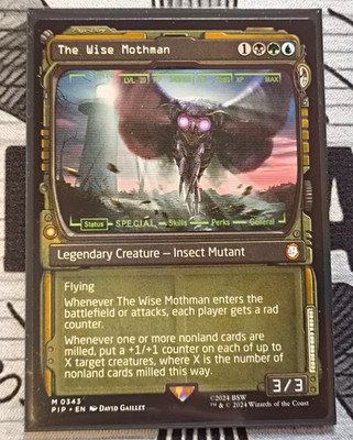 MTG/The Wise Mothman/Fallout M 0343/EN/NM