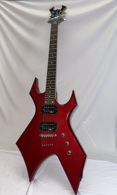 B.C. Rich Warlock Electric Red Guitar , Bronze Series