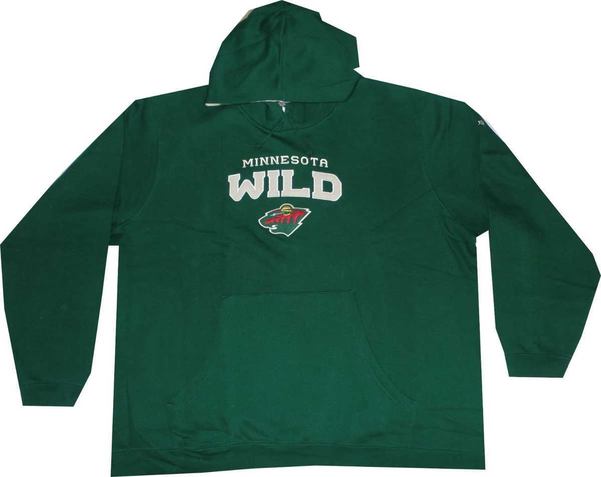 Sweat à Capuche Vintage Minnesota Wild – Homme L – Vert – NHL – Fanatics