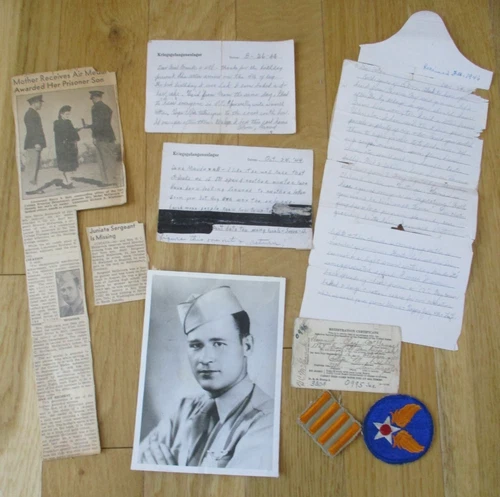 WWII Juniata Nebraska US POW Howard McGavock Germany POW Camp Letters & Misc