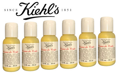 Kiehl's 180 ml Creme de Corps Neu 6 x 30 ml Damen-Körpercreme Body-Lotion