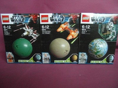 LEGO STAR WARS 9677, 9678, 9679 Planet Serie 2 OVP NEU