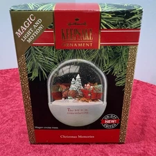 Hallmark Christmas Memories Ornament 1990 Magic Light and Motion Keepsake