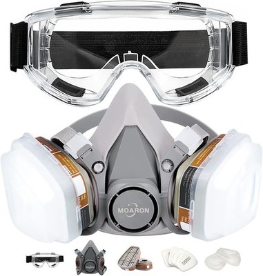 Comfort-Fit Half Face Respirator: Reusable Protective Gear for Multiple Uses