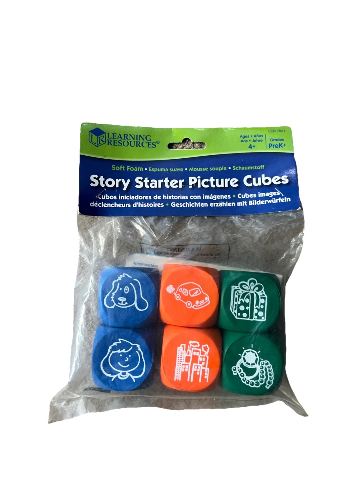 Learning Resources Story Starter Picture Cubes