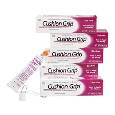 Cushion Grip Thermoplastic Denture Adhesive, 1 oz 5-Pack   Refits  Tightens