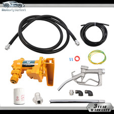 DC Fuel Transfer Pump with Particulate Filter 12V 20GPM for Gas Diesel Kerosene