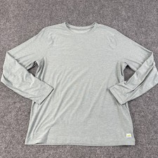 Vuori Shirt Mens Large Green Long Sleeve Performance Strato Tech