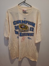 2012 NASCAR SPRINT CUP SERIES CHAMPION #2 BRAD KESELOWSKI TEE SHIRT 2XL NOS