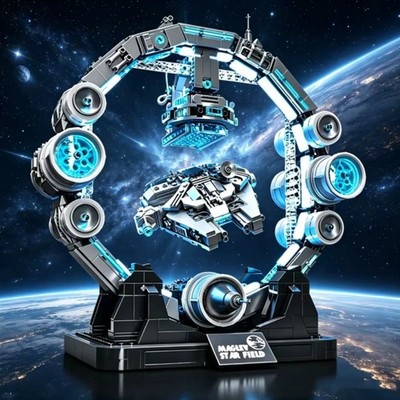 Star Wars, Millenium Falke, 1196 Teile, LED, Magnetschwebetechnik und OVP