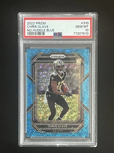 Chris Olave 2022 Panini Prizm Chris Olave #310 Blue