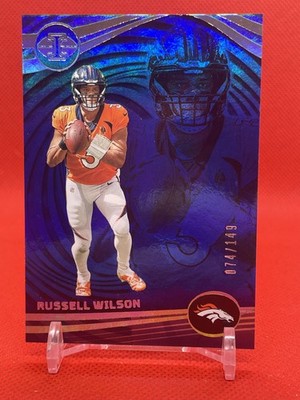 2023 Panini Illusions #33 Russell Wilson Blue Trophy Collection #/149