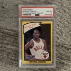1990 Kenner Michael Jordan Chicago Bulls Starting Lineup Card PSA 8