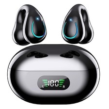 Ultra Open Ear Earbuds - Clip On Bone Conduction Headphones, Super Comfort Ea...