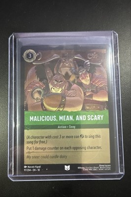 Malicious, Mean, and Scary 97/204 Whispers in the Well Cold Foil