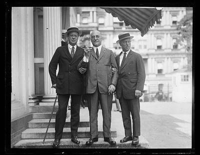 White House Washington DC Tim Healey Leon S Fox 1922 Salesmen Assn 3 Men