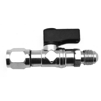 RUBINETTO A SFERA DIRITTO PER BOMBOLETTA R32 1/2 F x 1/4 M