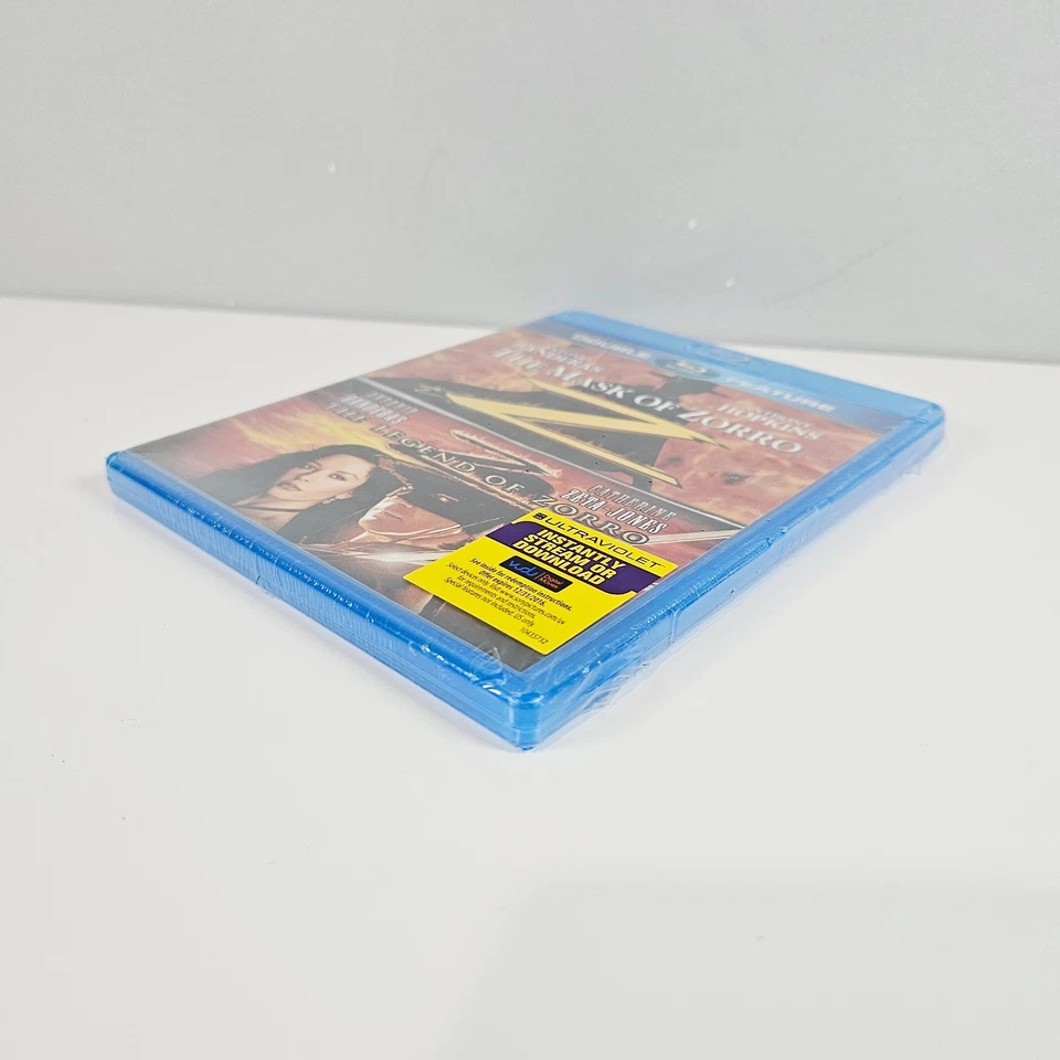 The Mask of Zorro / The Legend of Zorro Double Feature Blu-ray (2013, Sony) New - Image 3 of 3