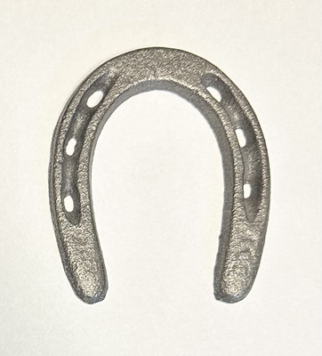 CAST IRON SMALL HORSESHOE 3'' x 3 1/2'' Decor Luck