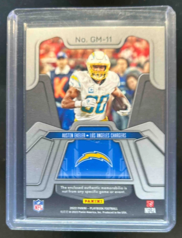 2022 Panini Playbook Austin Ekeler Gameday Jersey #GM-11 Chargers - Image 2 of 2