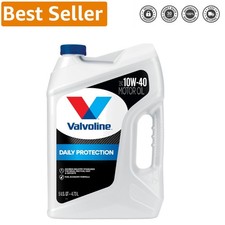 Exceptional 10W-40 Synthetic Blend Engine Oil - 5 Quart for Powerful Protection 40.79 per gallon