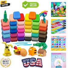 Magic Clay - Air Dry Clay 36 Colors, Modeling Clay for Kids with Tools, Soft ...