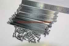 Motorcycle Honda CT110 1999 Spokes & Nipples Chromed Steel Rear