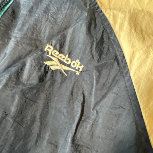 Vintage Reebok Windbreaker Set Adult Large Jacket & Medium Pants Teal & Navy - Picture 16 of 16