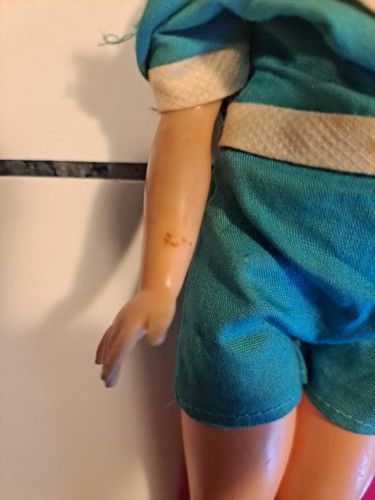 Vintage Ideal Tammy Doll with Bright Cheeks Original Blue Jumper 1960s - Picture 12 of 15
