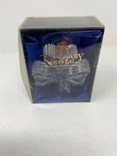 Tipperary Crystal by Waterford Irish Shamrock Paperweight Pre-Owned Free Ship