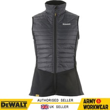 Dewalt Ladies Gilet Florence Gilet Grey/black Slim Fit, Zip Pockets