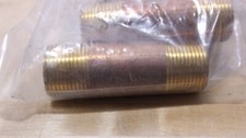 Everbilt 3/4" x 3" Lead Free Brass Nipple (Pack of 10)