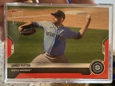 2021 Topps Now Road To Opening Day JAMES PAXTON 5/10 Red OD-206 RTOD Mariners
