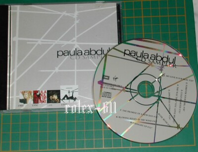 Paula Abdul Rush Rush Straight Up 1988-1995 No.1 Single Taiwan only Promo CD