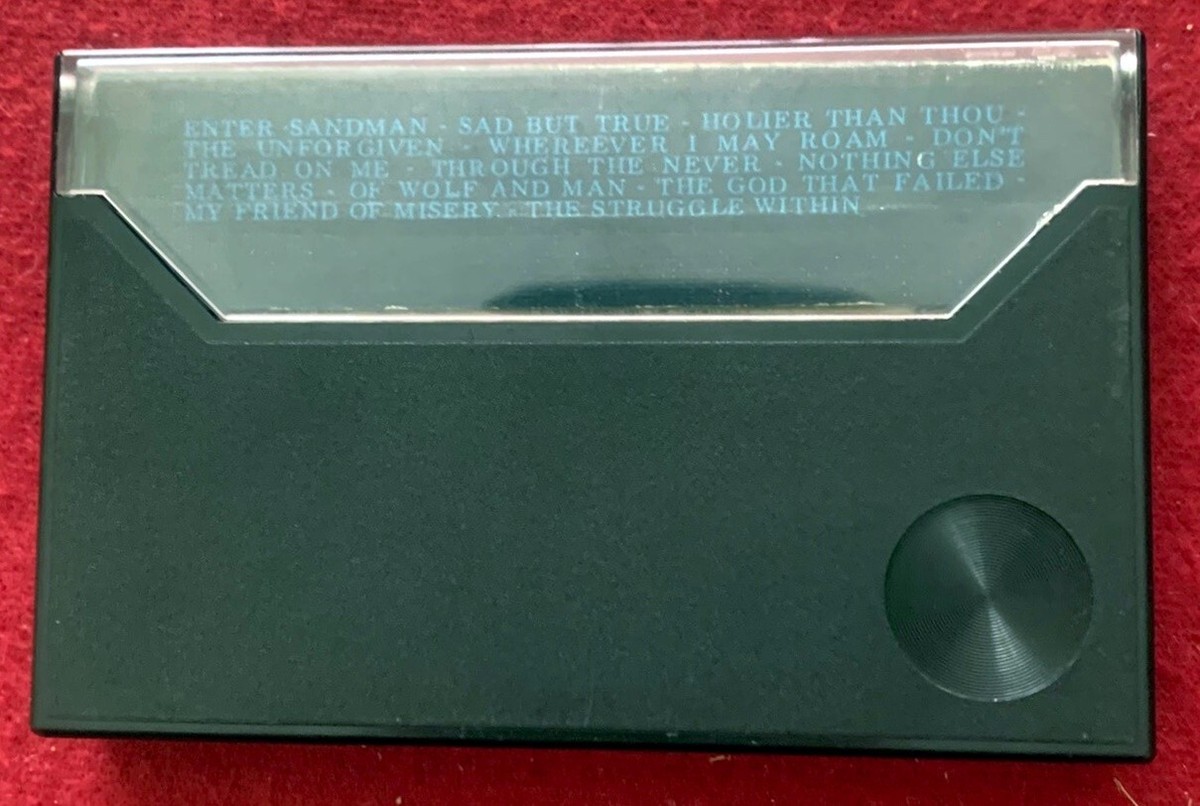 METALLICA - THE BLACK ALBUM - CASSETTE - VERY RARE - URUGUAY | eBay