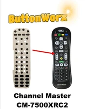 Button Repair for Channel Master for CM-7500XRC2