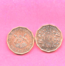 UGANDA KM28 1987 2 SHILLING UNCIRCULATED-UNC MINT-BU OLD VINTAGE COIN