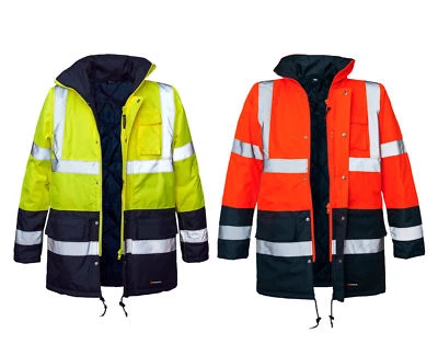 URGENT Winter Warnjacke WARNSCHUTZ PILOTENJACKE Arbeitsjacke Warnschutzjacke (BLIZAR)
