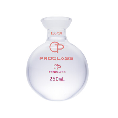 Laboratory Single Neck Round Bottom Boiling Flask 35/20 Spherical Socket