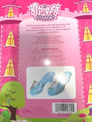 My Princess Academy Glass Slippers Dress UP, Blue in color, KIDS