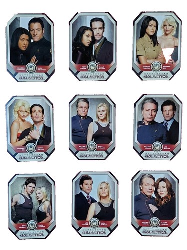 Battlestar Galactica Trading Card Lot #2 & #36 Used 1978 Universal